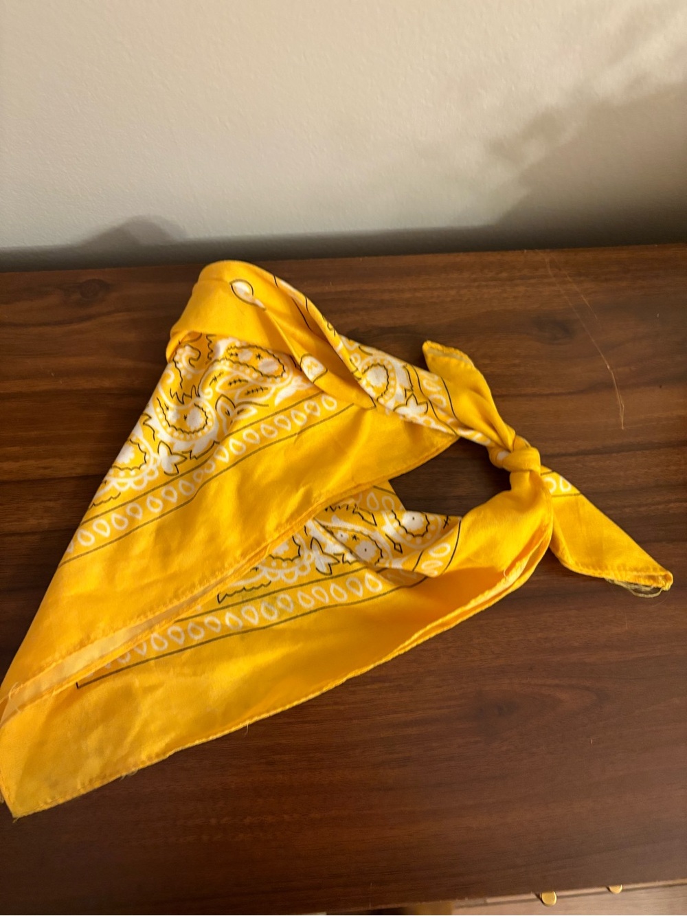Yellow Bandana Scarf - Women's Accessory